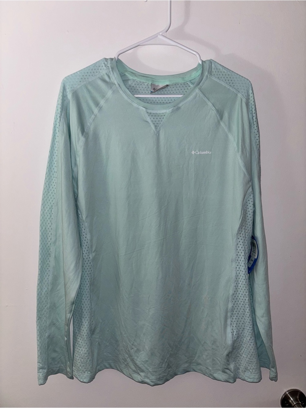 Columbia Mint Green Long Sleeve Shirt - Picture 3 of 9
